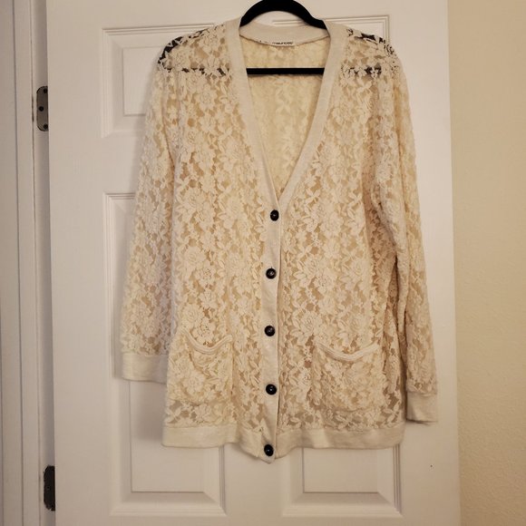 Guc Maurices 3x Lace Cardigan 